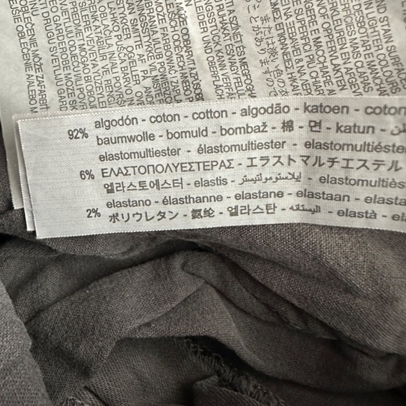 Zara Women's Basic Denim Dark Gray Jeans Size 8 - Picture 7 of 9